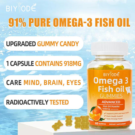 Pure Omega-3 Fish Oil – Wild-Caught, Triple Strength