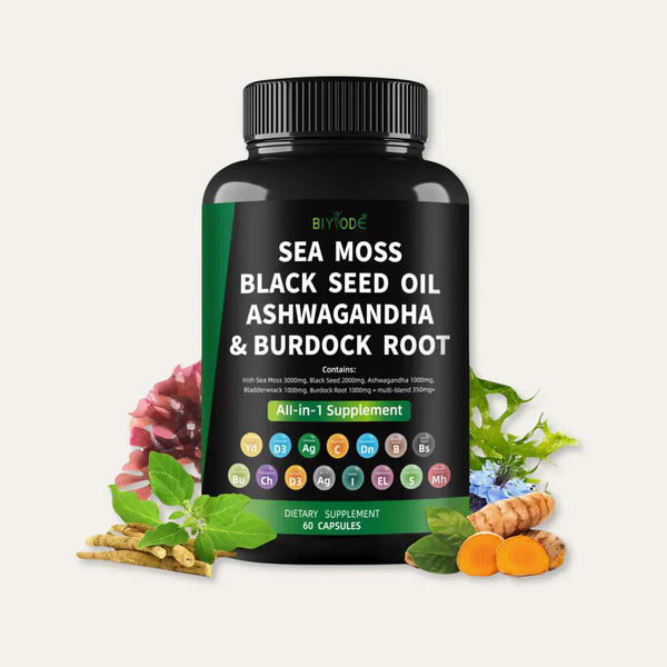 Organic Sea Moss Capsules for Energy, Immunity &amp; Detox – Nature’s Super Supplement