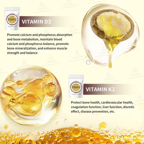 D3 K2 Vitamin Capsules