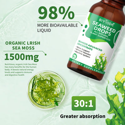 Seaweed Drops - Irish Sea Moss Herbal Supplement