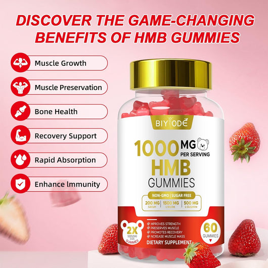HMB Gummies for Women Daily Fitness Supplement