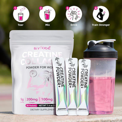 Creatine Powder Sticks for Women