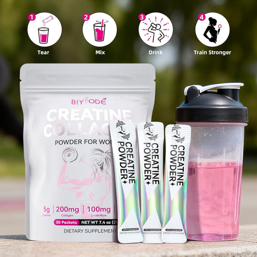 Creatine Powder Sticks for Women