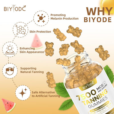 Sun Kissed Skin Tanning Gummies
