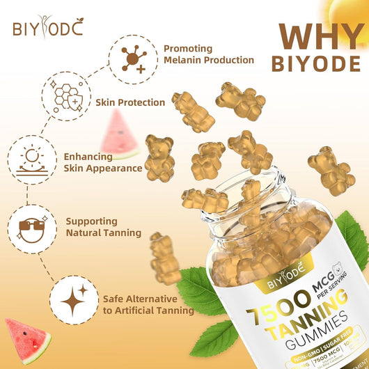 Sun Kissed Skin Tanning Gummies