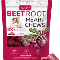 Beet Root Heart Chews