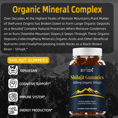 Pure Himalayan Shilajit Gummies - New Design