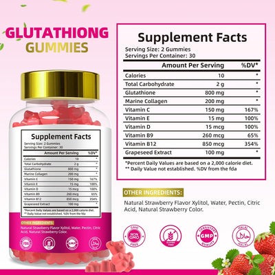 Women’s Beauty Gummies with Glutathione and Collagen