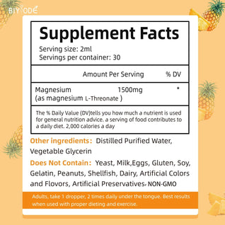 Magnesium L-Threonate Liquid Drops 30ml