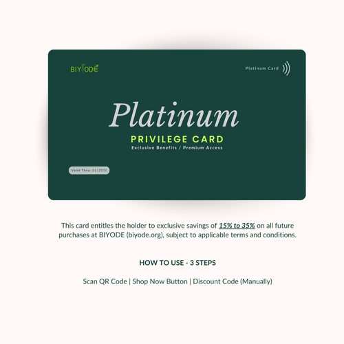 Biyode Platinum Privilege Card