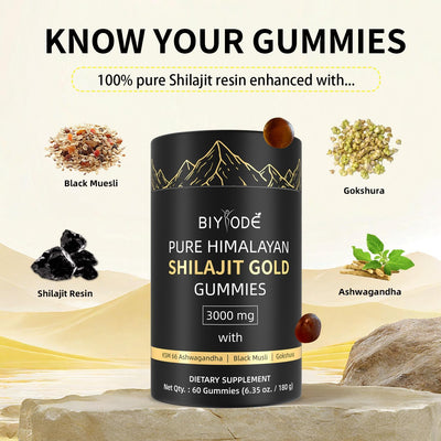 Pure Shilajit Gummies Daily Wellness Support