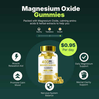 Magnesium Oxide Gummies Daily Wellness Supplement