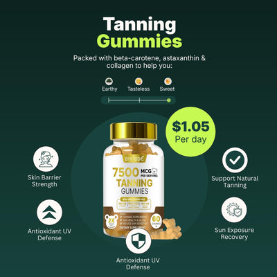 Tanning Gummies for Natural Glow