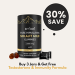 Chewable Shilajit gummies for stamina, strength, and vitality.