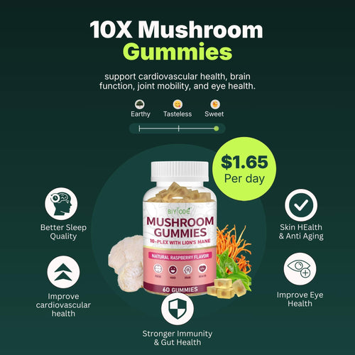 10X Mushroom Gummies
