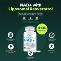 NAD+ with Liposomal Resveratrol – 900mg