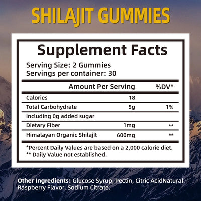 Pure Himalayan Shilajit Gummies - New Design