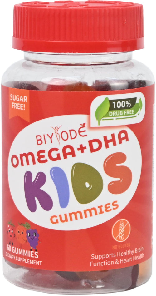 Kids Supplements Omega-3 Vitamin C D - DHA Gummies